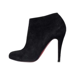 Stivaletti in camoscio nero di Christian Louboutin - Taglia 39
