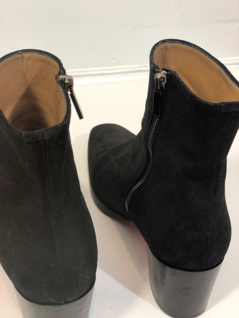 louboutin booties black