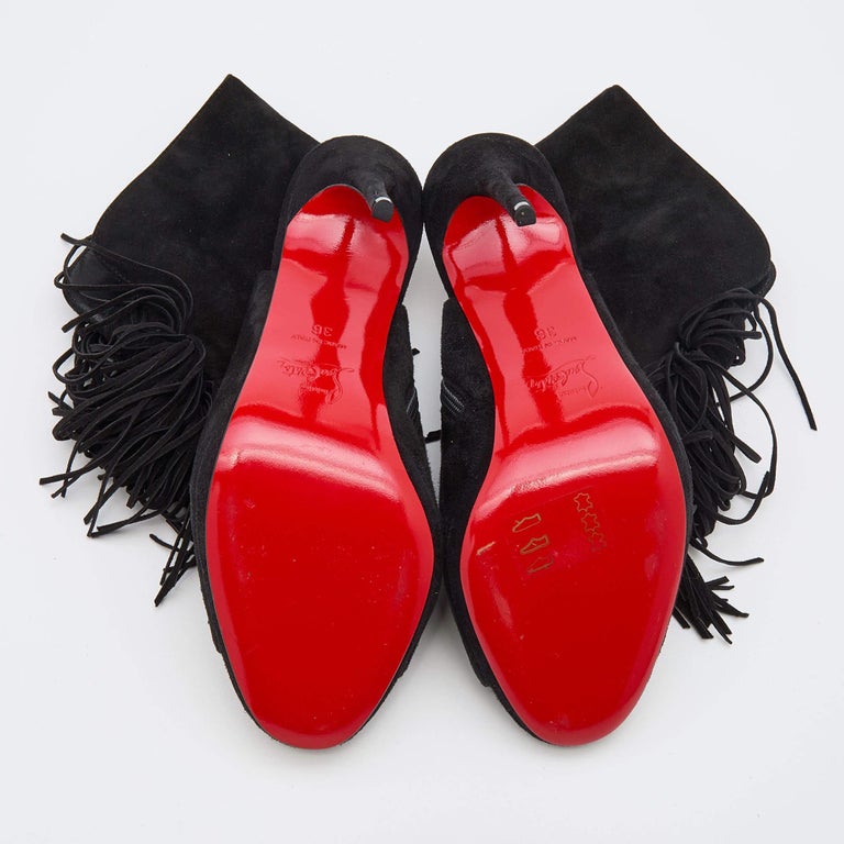 christian louboutin suede heels