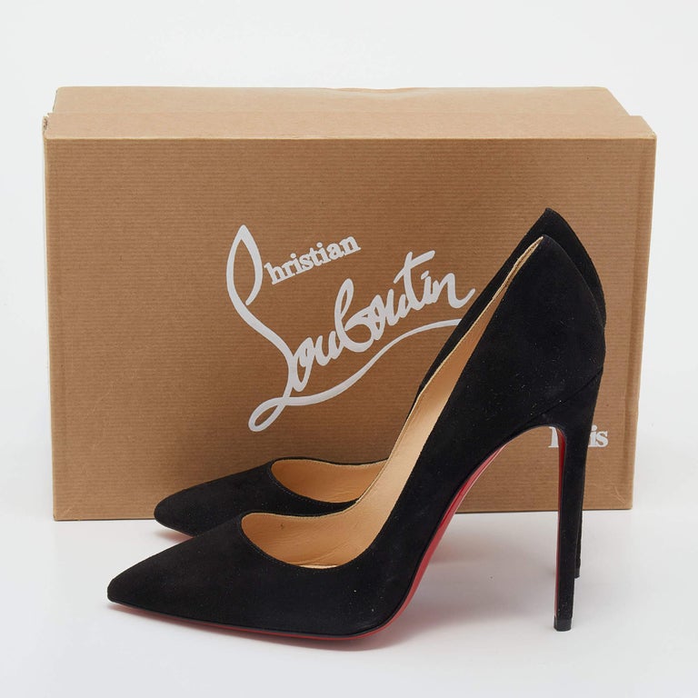 christian louboutin suede heels