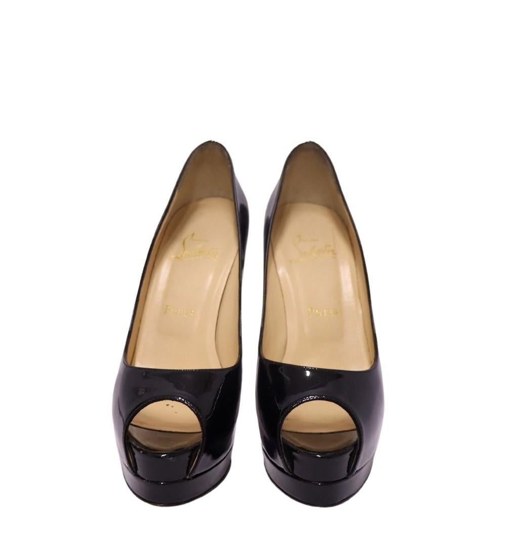 Christian Louboutin Black Very Prive Pumps Size EU 37 For Sale 1