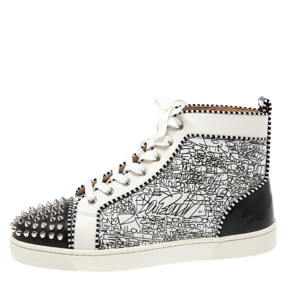 louboutin graffiti sneakers