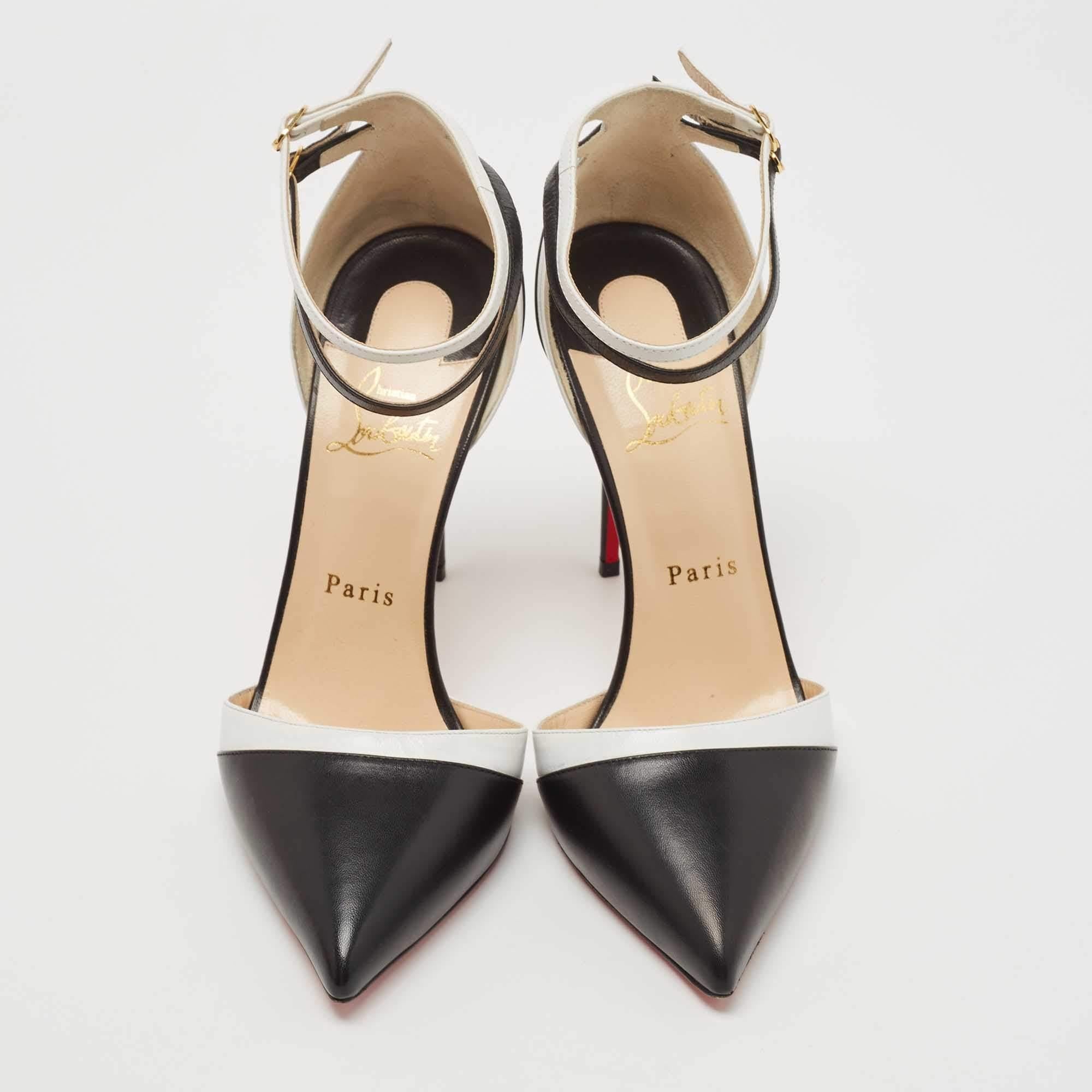Curvaceous arches, a feminine appeal, and a well-built structure define this set of Christian Louboutin pumps. Coming with comfortable insoles and sleek heels, style them with your favorite outfits.

Includes
Original Dustbag