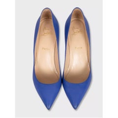 Christian Louboutin Blue Leather Pumps - Size 40