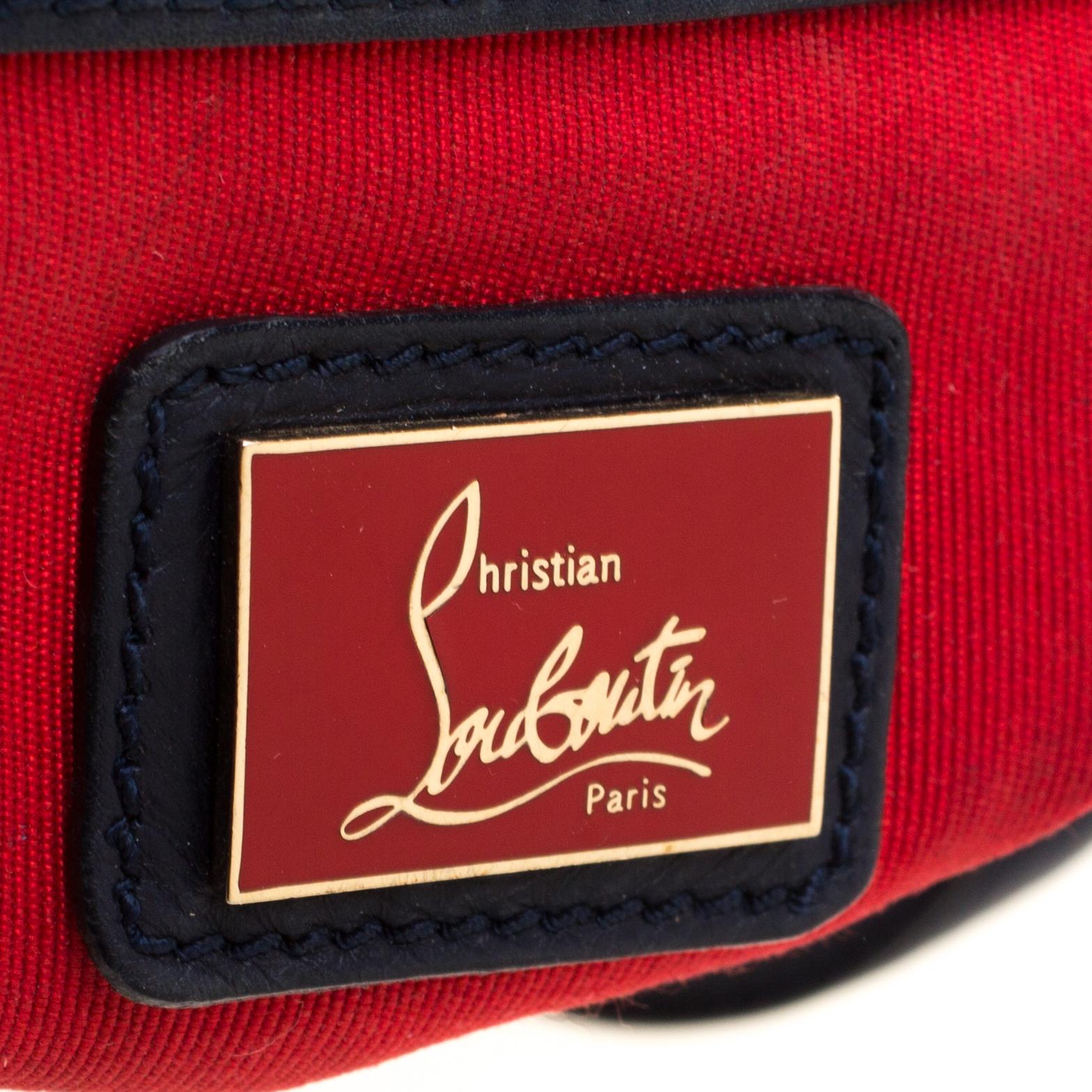 Christian Louboutin Blue Leather Sweet Charity Bag 1