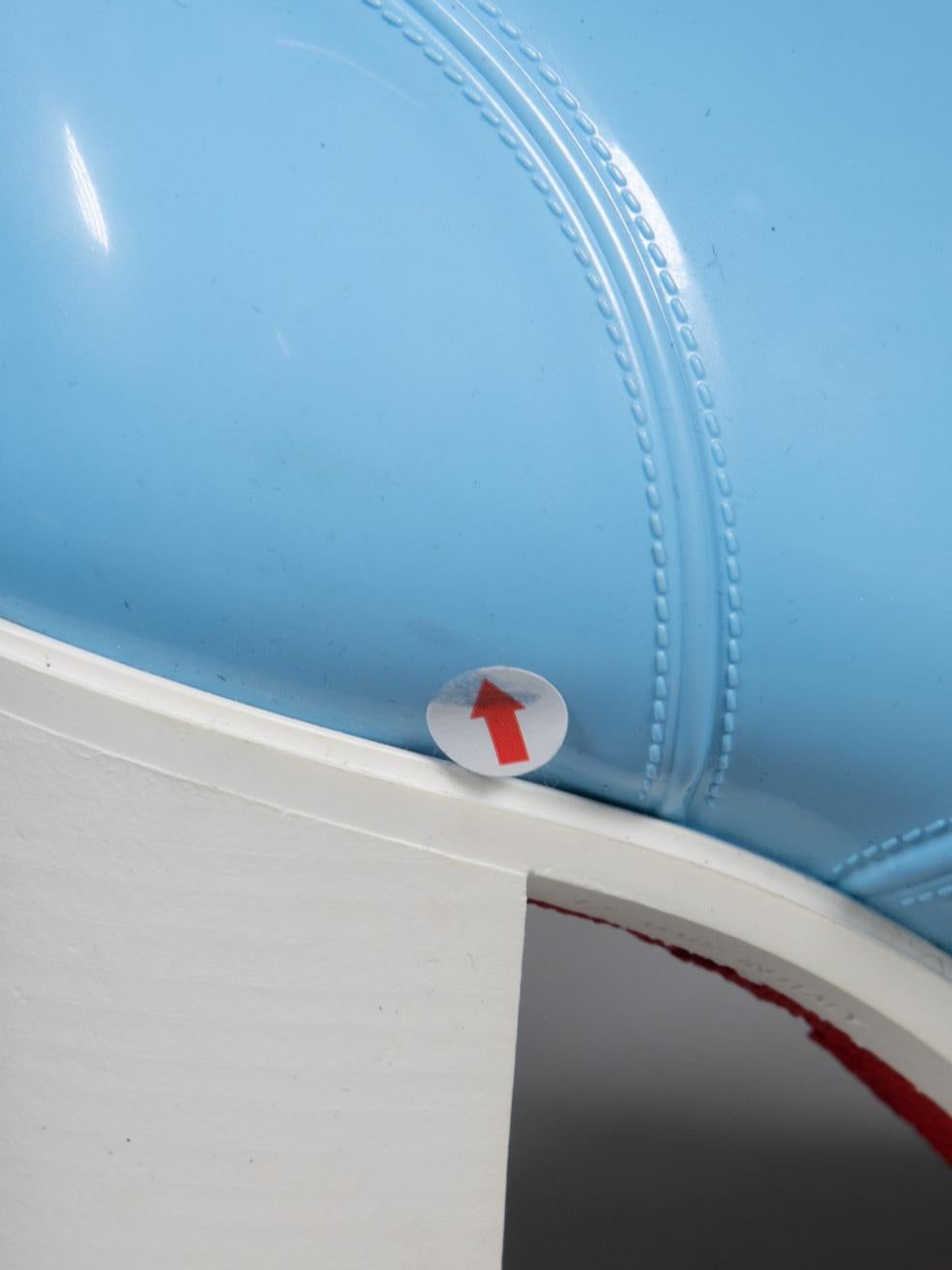 Christian Louboutin Blue Loubirain Boots Size IT 37 For Sale 3