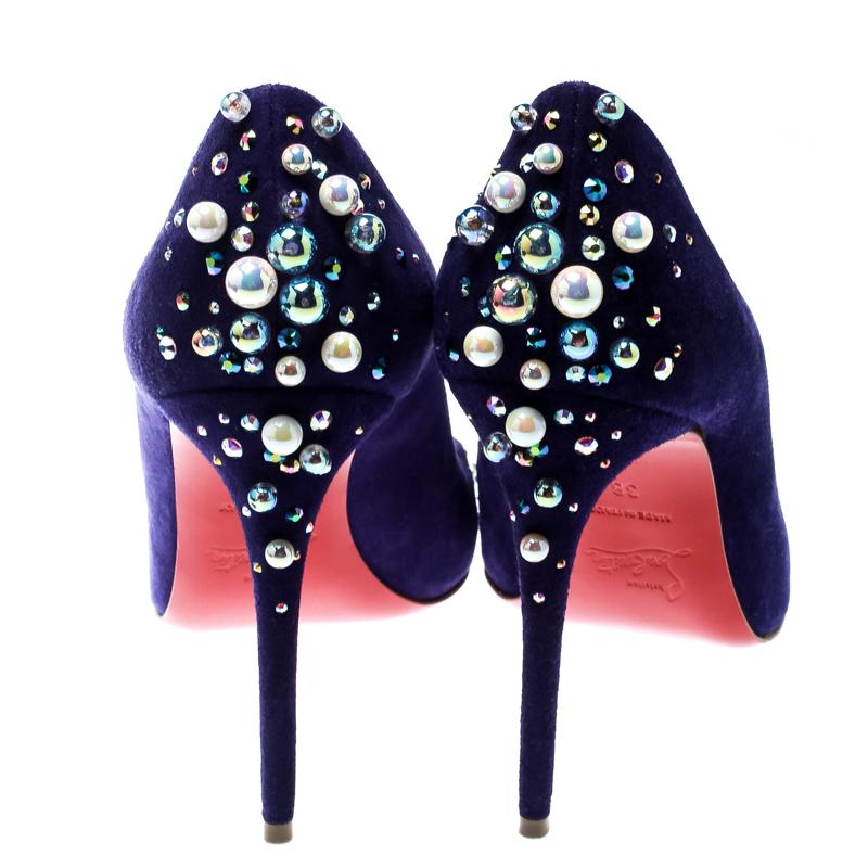 Christian louboutin on sale pearl shoes
