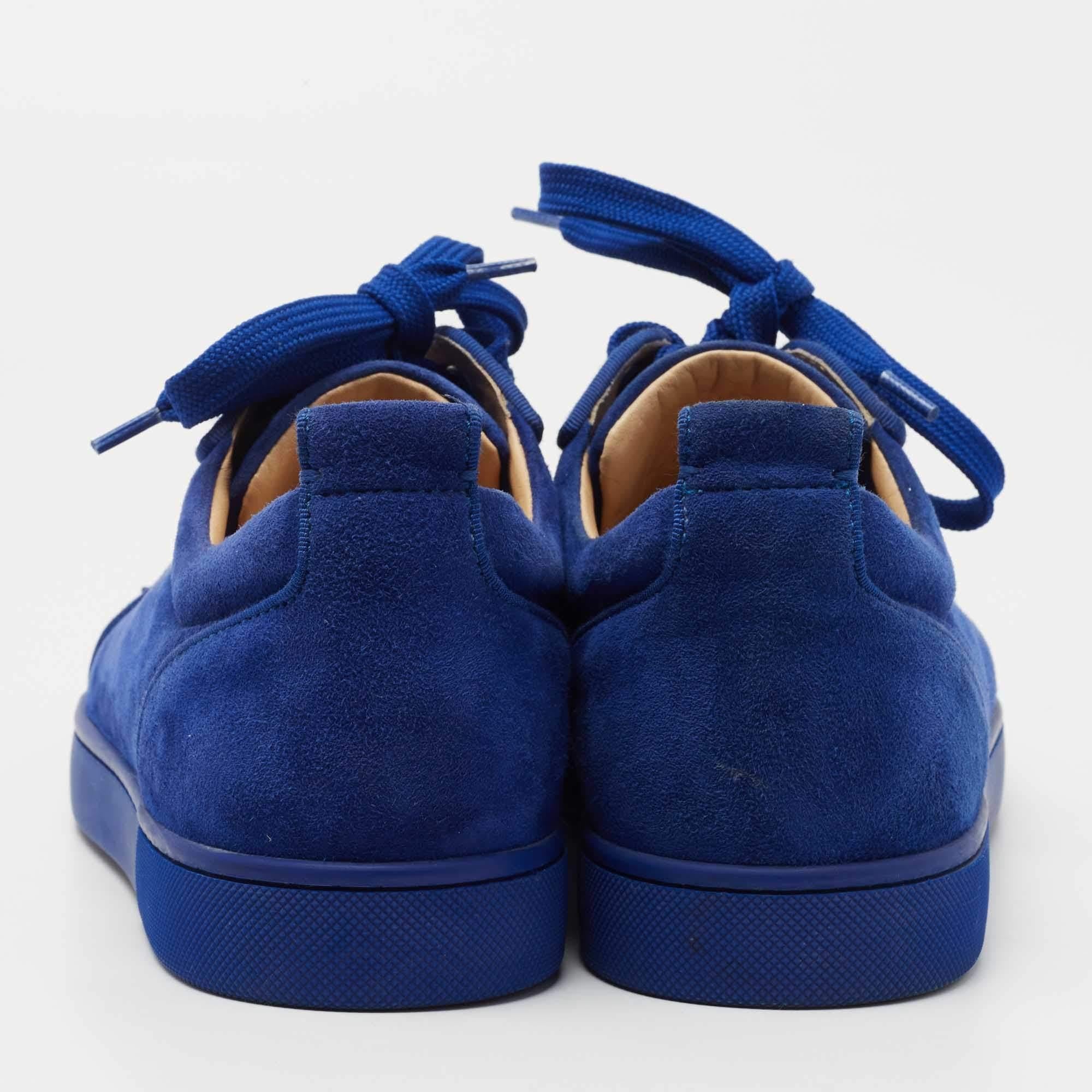 louboutin blue shoes