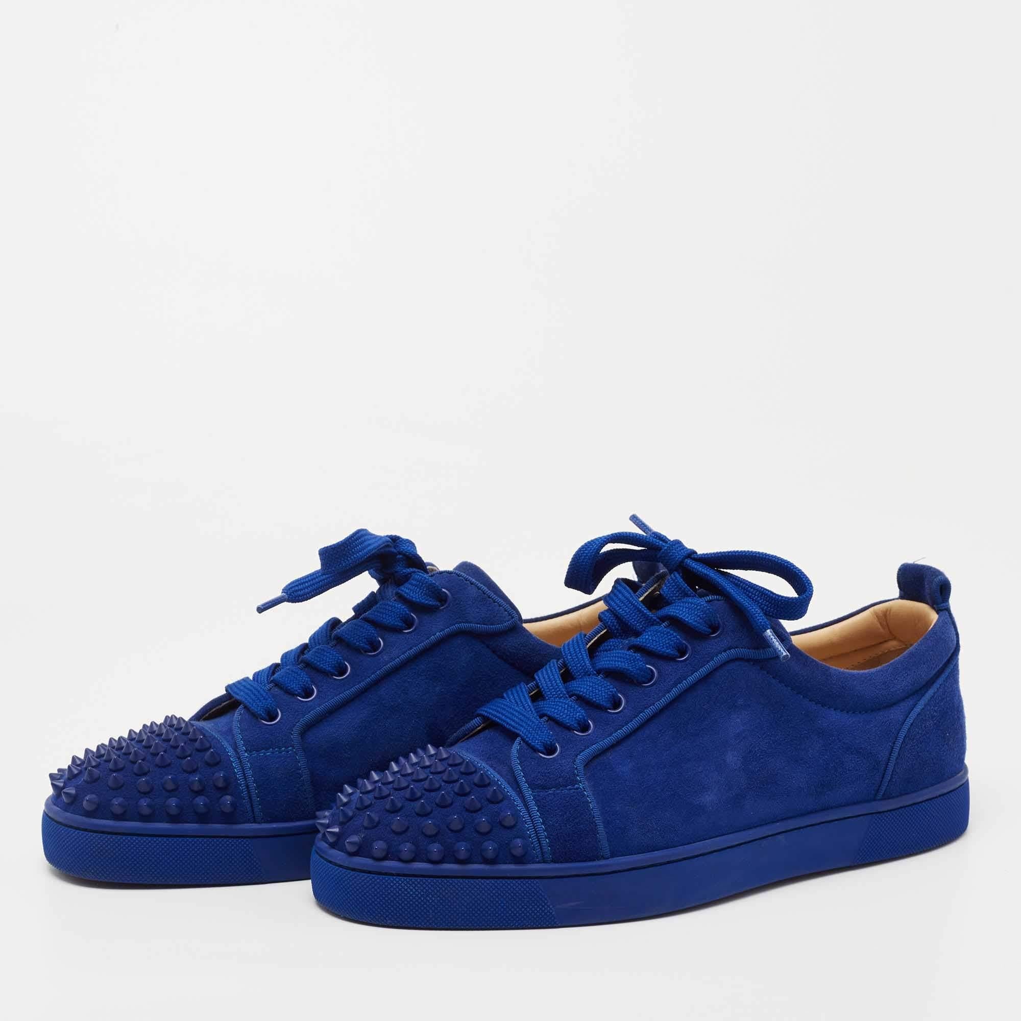 louboutin shoes blue