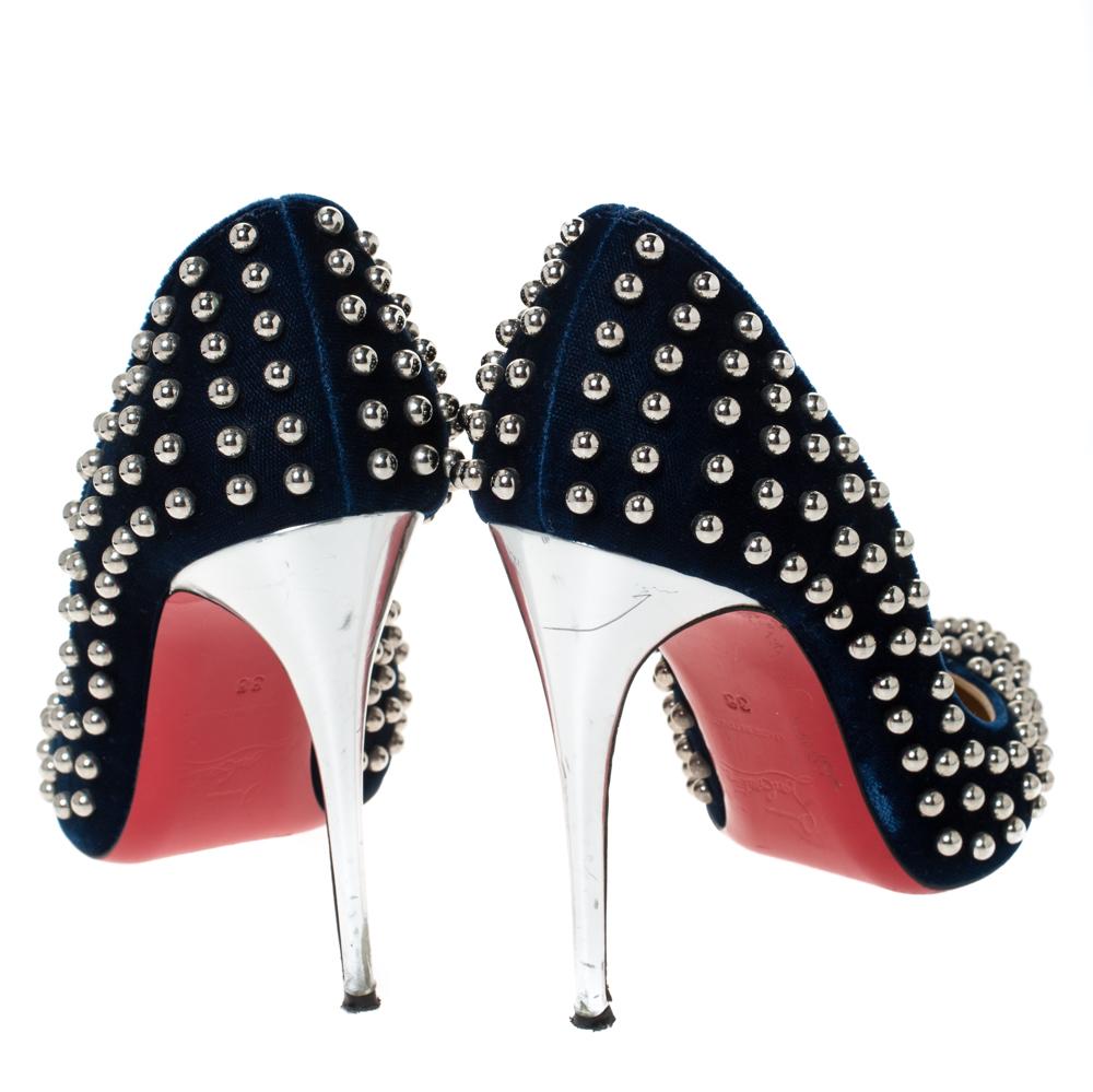 louboutin studded heels