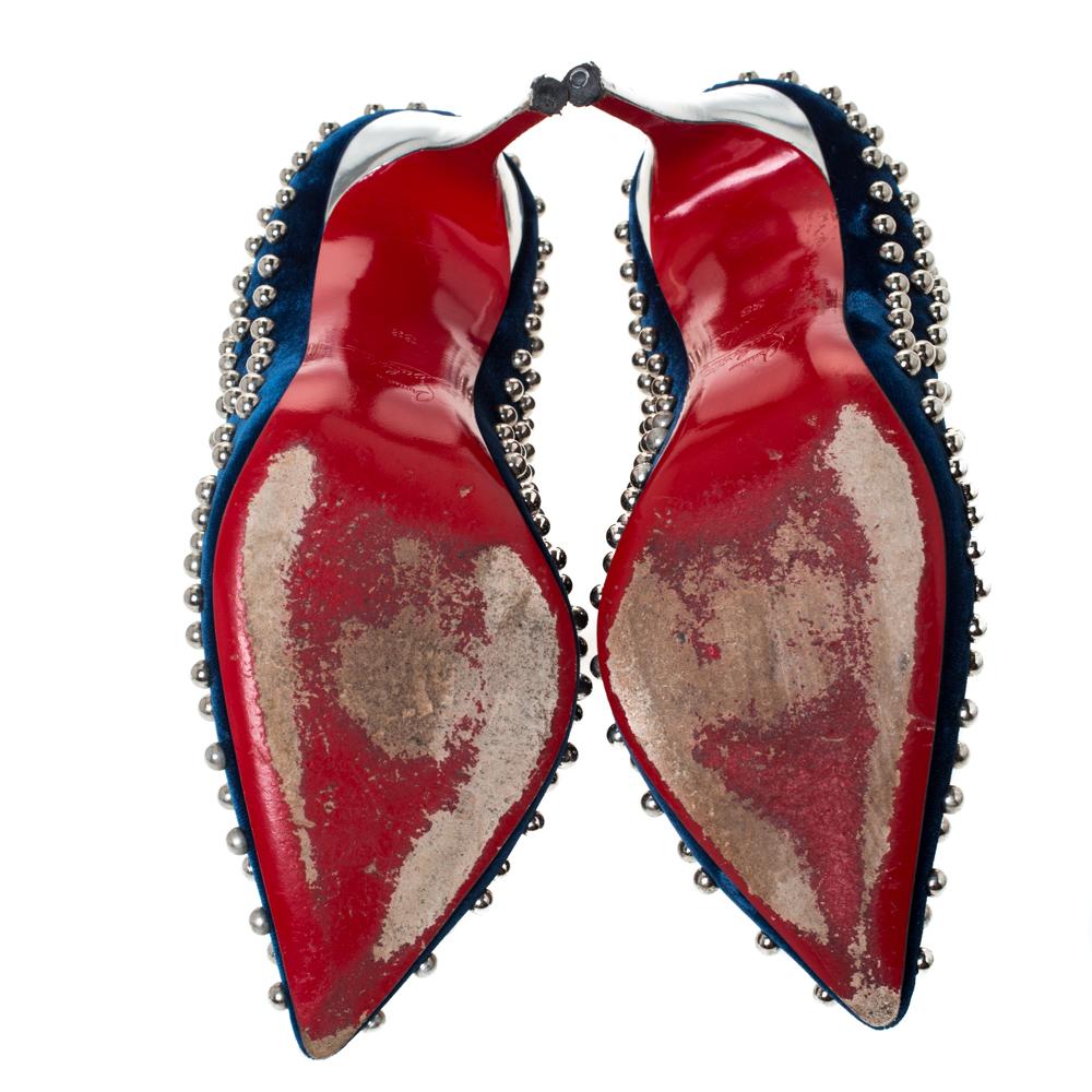 blue velvet louboutin