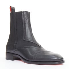 CHRISTIAN LOUBOUTIN Bottes Chelsea en cuir Boabi EU41