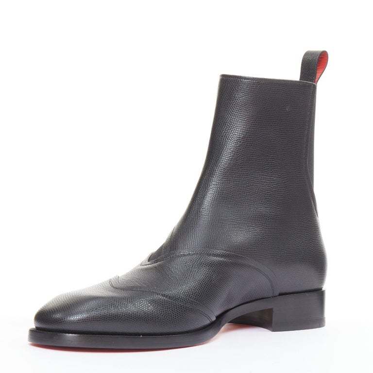 CHRISTIAN LOUBOUTIN Boabi Leather Chelsea Boot EU43.5 For  display picture 1