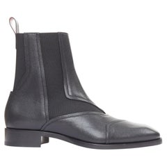 CHRISTIAN LOUBOUTIN Boabi leather elastic gusset chelsea boot EU41.5 US8.5