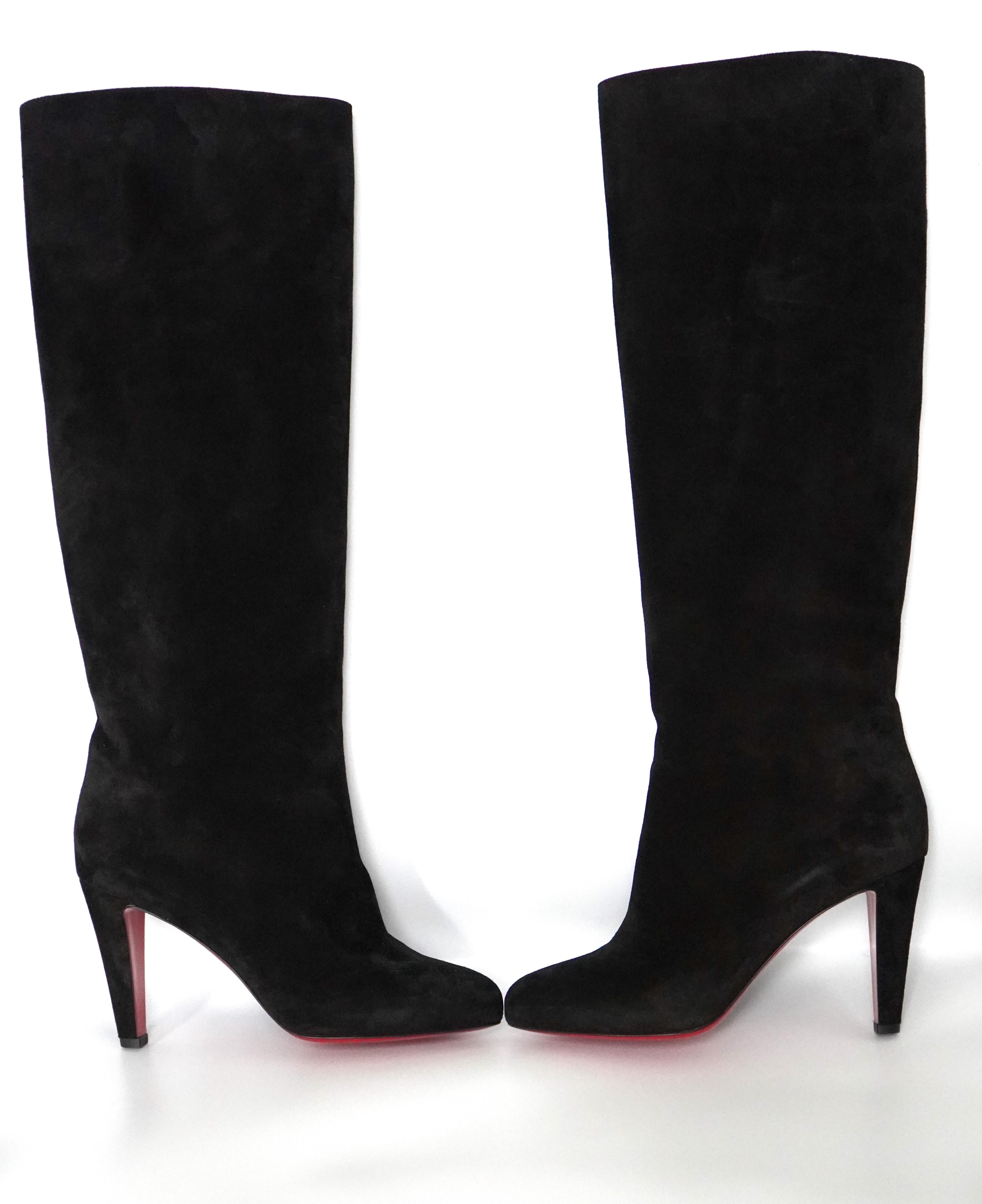 Christian Louboutin Boots DORIFIFA 85 VEAU VELOURS sz 41 For Sale 1