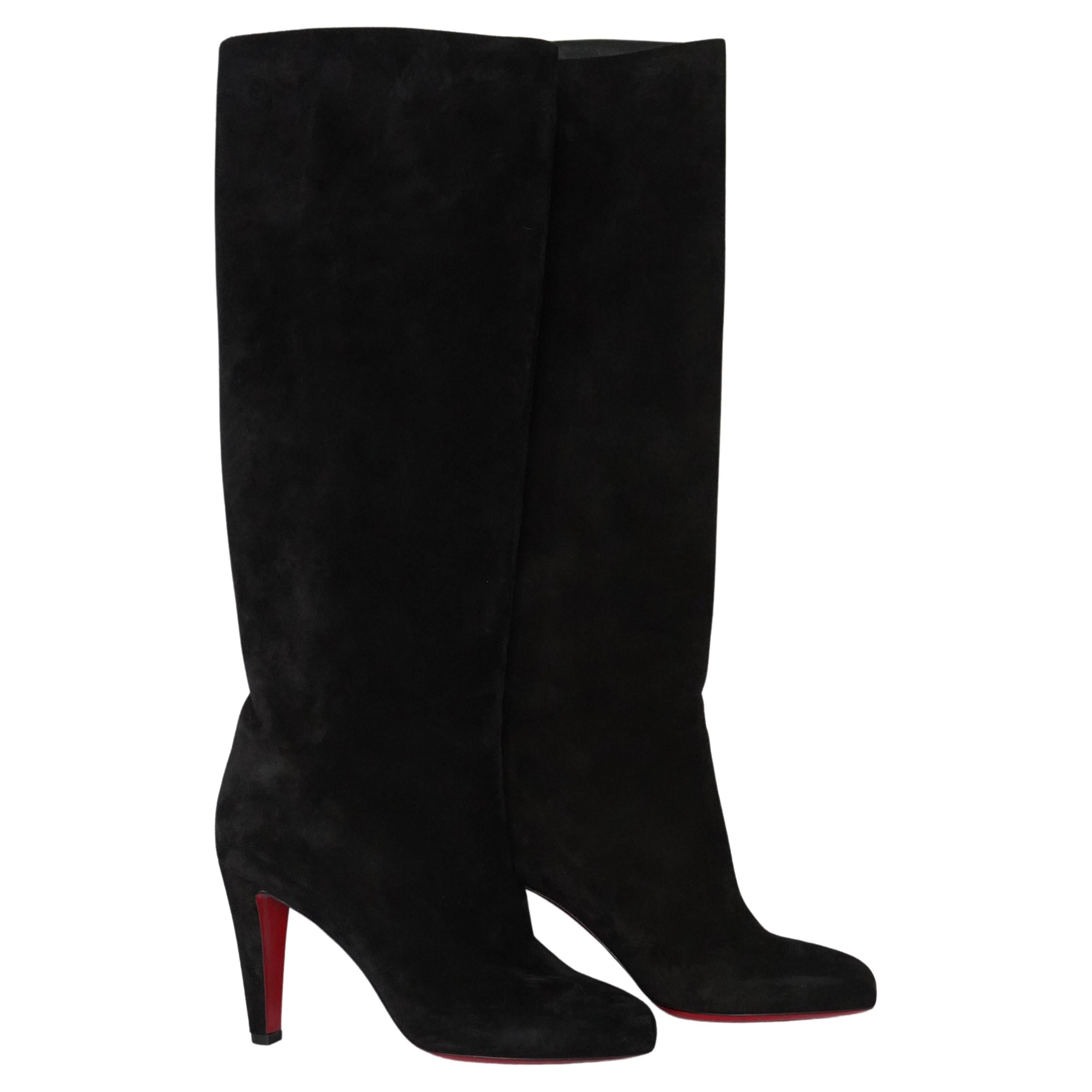 Christian Louboutin Boots DORIFIFA 85 VEAU VELOURS sz 41 For Sale