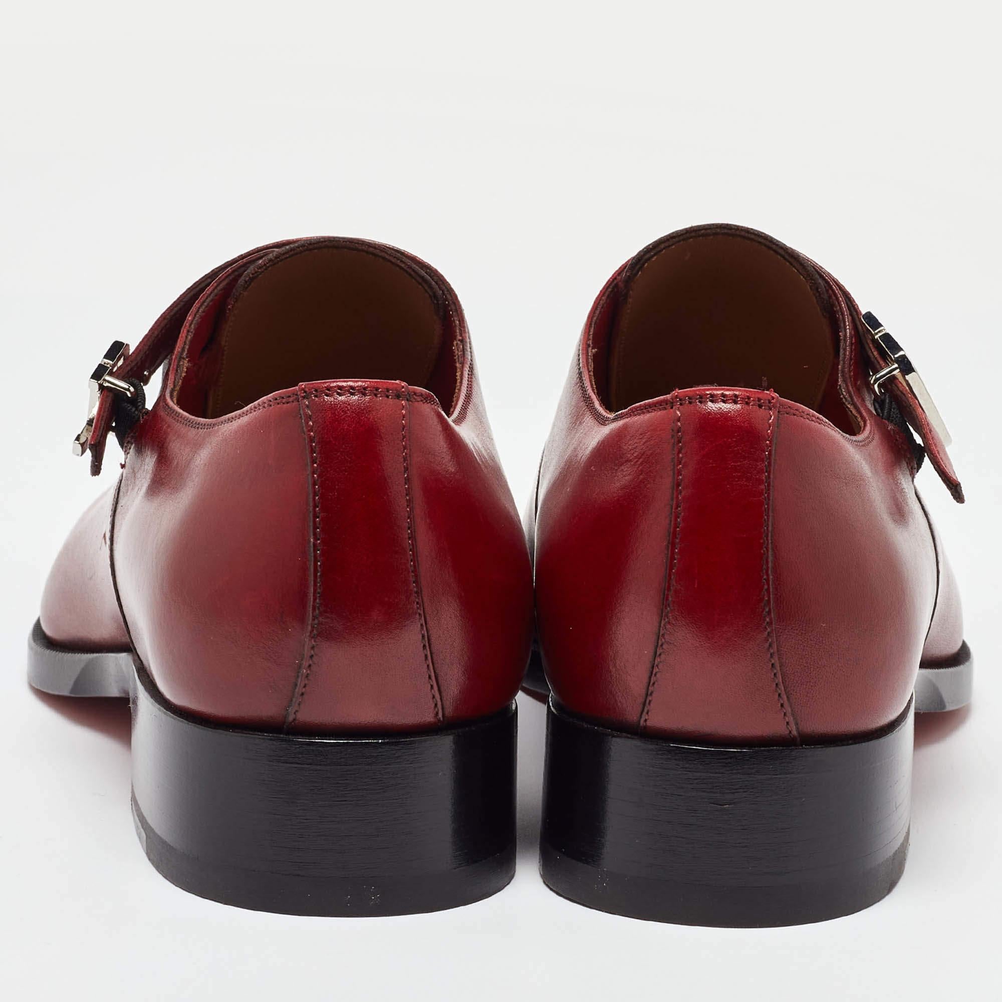 Men's Christian Louboutin Brick Leather Loafers Size 39