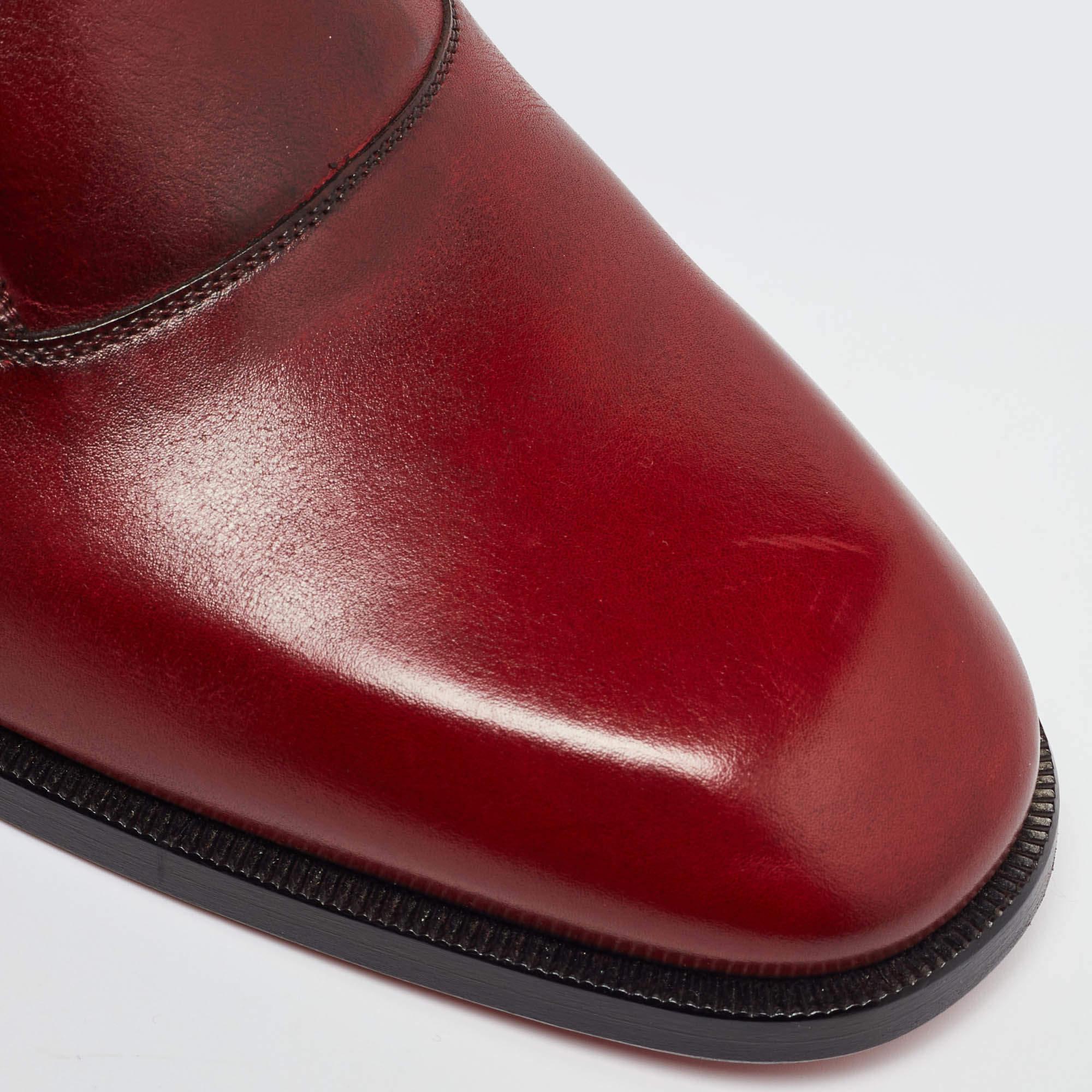 Christian Louboutin Brick Leather Loafers Size 39 3