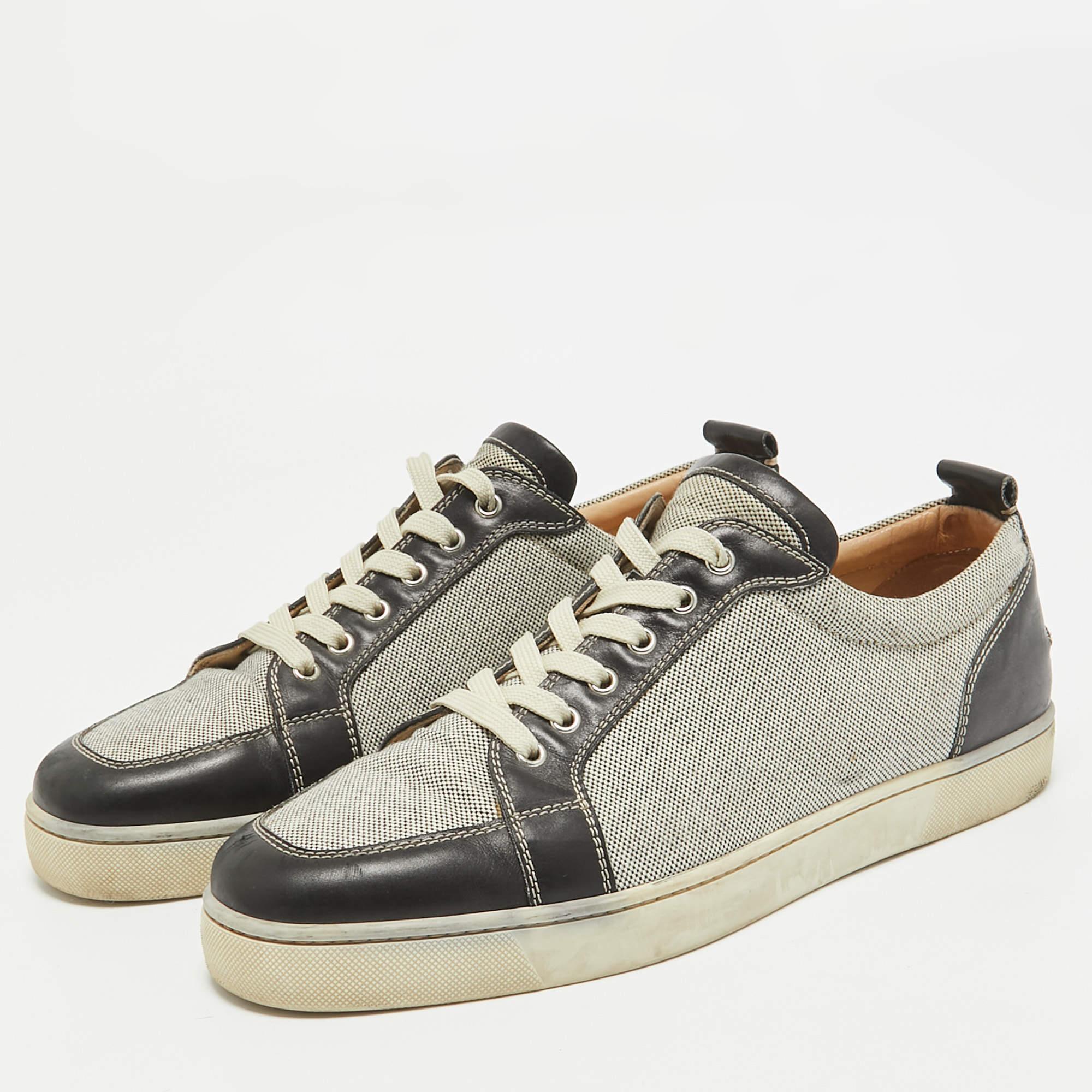 Presented in a classic silhouette these Christian Louboutin sneakers are a seamless combination of luxury comfort and style. These sneakers are designed with signature details and comfortable insoles.