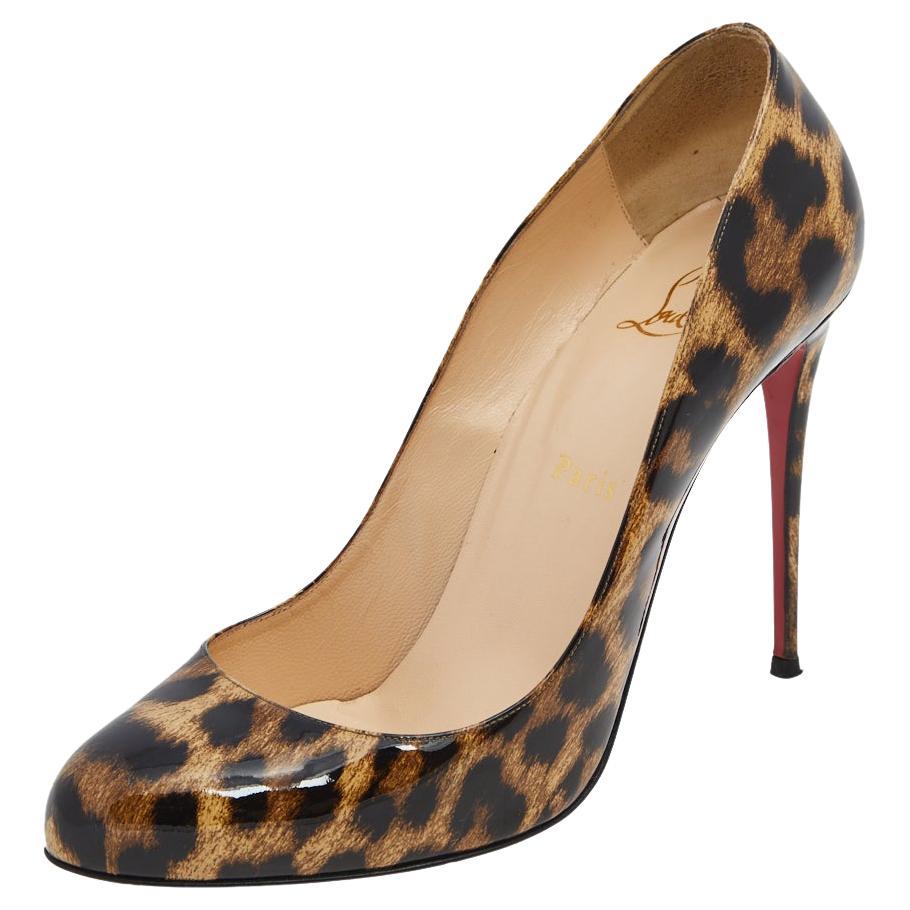 christian louboutin leopard pumps