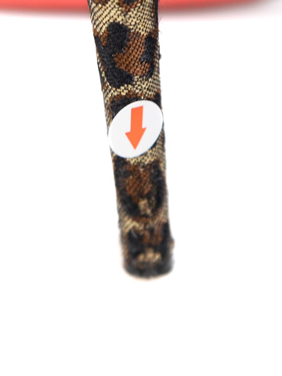 Christian Louboutin Brown Metallic Leopard Pumps Size IT 40.5 3