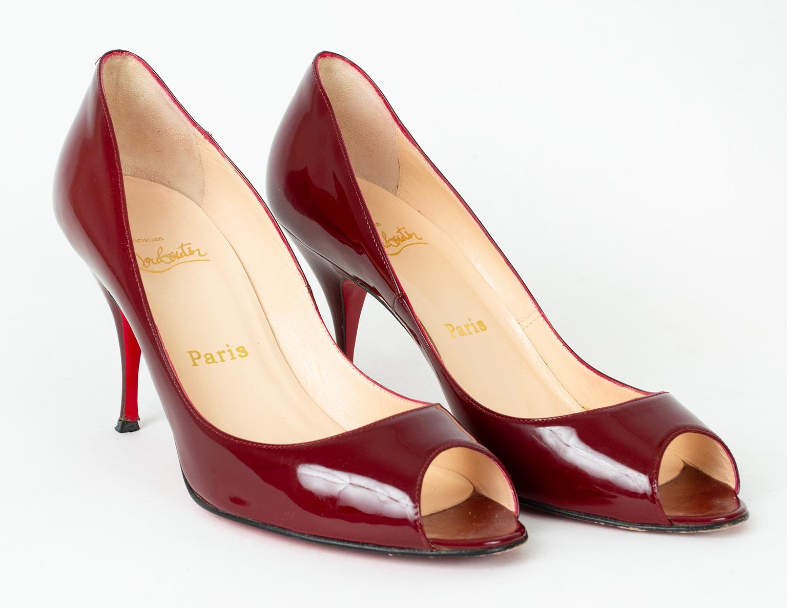 The most walkable (and sculptural) of Louboutin’s heels, the Clare is a dead ringer for a 1950s Roger Vivier hourglass stiletto. And though its more practical heel easily sells the shoe, its standout feature is its color: a near perfect match for