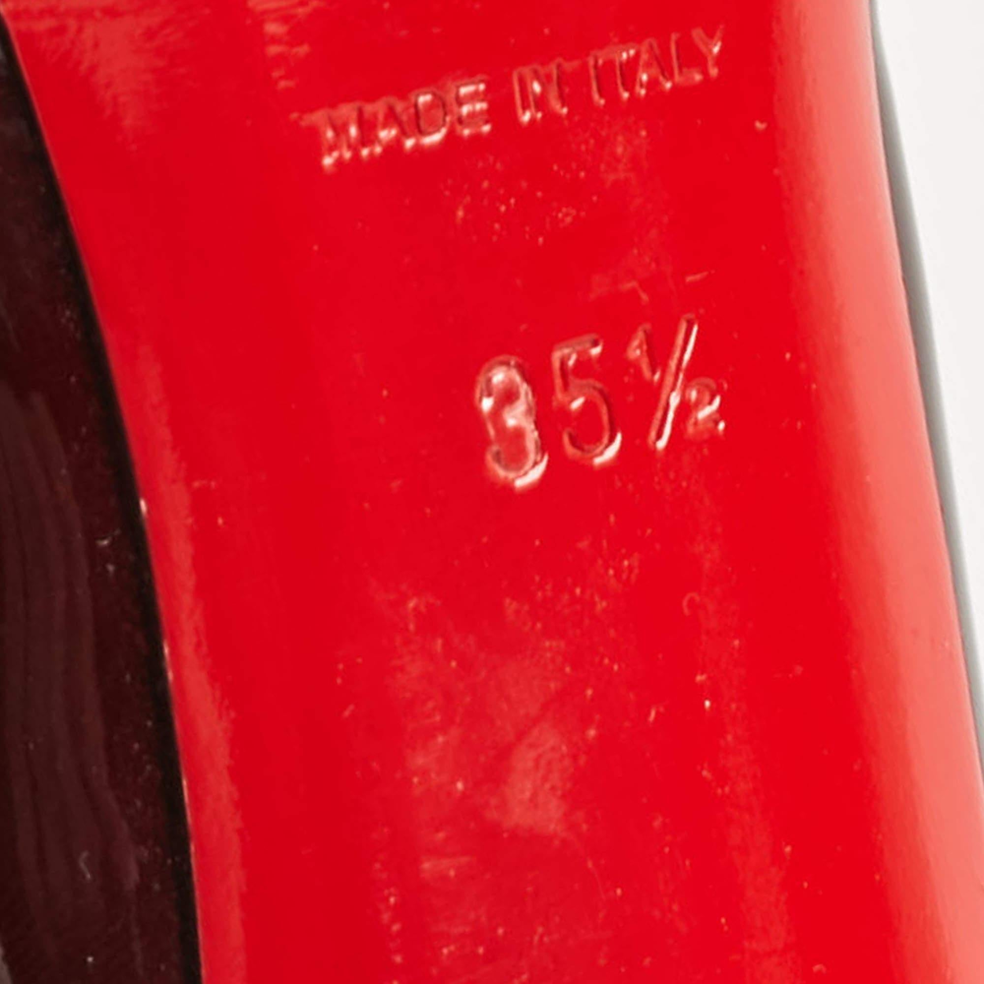 Christian Louboutin Burdeos Charol Palais Royal  Bombas Talla 35.5 en venta 3