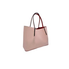 Christian Louboutin Cabarock Spiked Poupee Leather Tote
