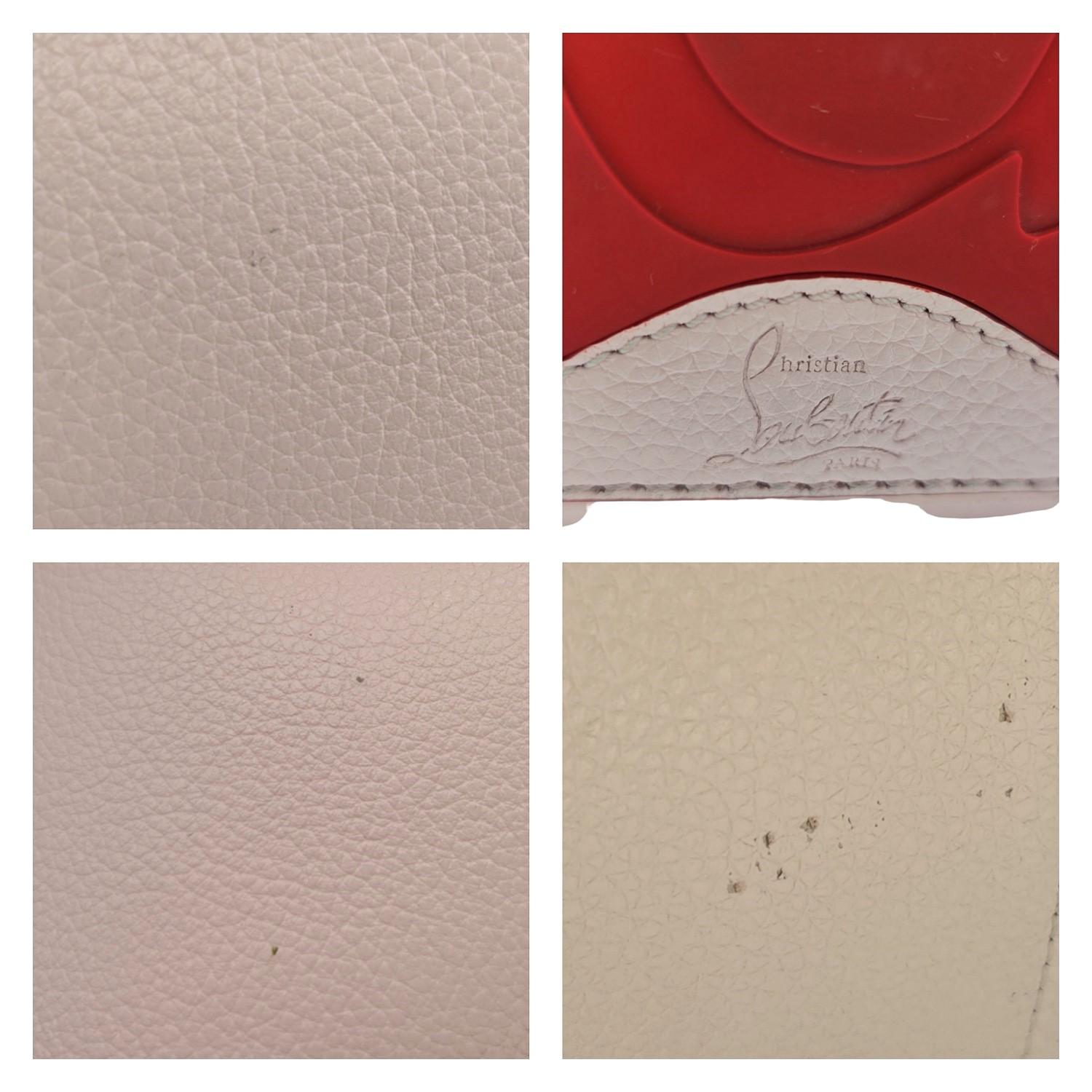 Christian Louboutin Cabarock Tote aus Leder mit Spikes Poupee-Muster im Angebot 1