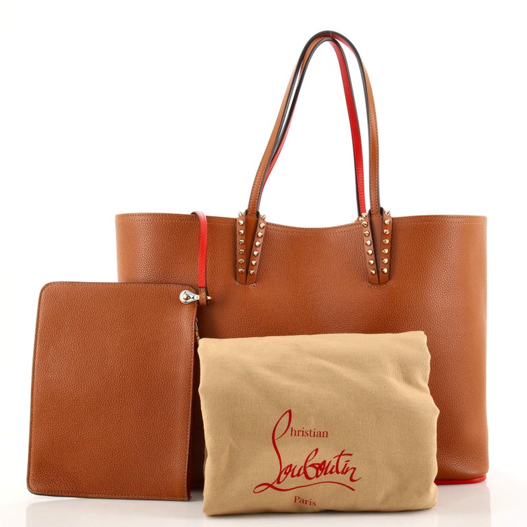 Christian Louboutin Cabata East-west Leather Tote Bag in Brown
