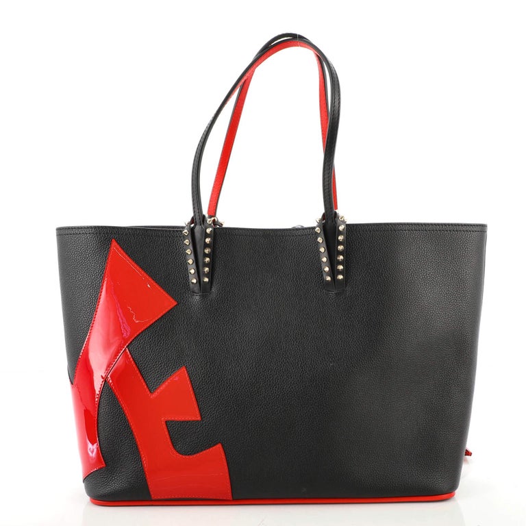 Christian Louboutin Cabata East West Tote Leather with Patent Large at