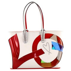 Christian Louboutin Cabata East West Tote Leather with PVC Small