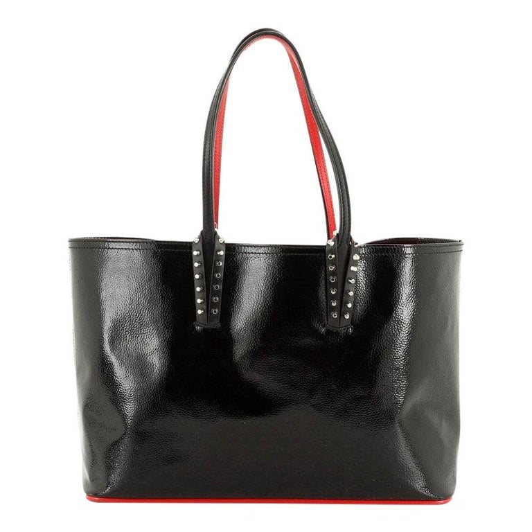 Christian Louboutin Cabata East West Tote Patent Small For Sale at 1stdibs