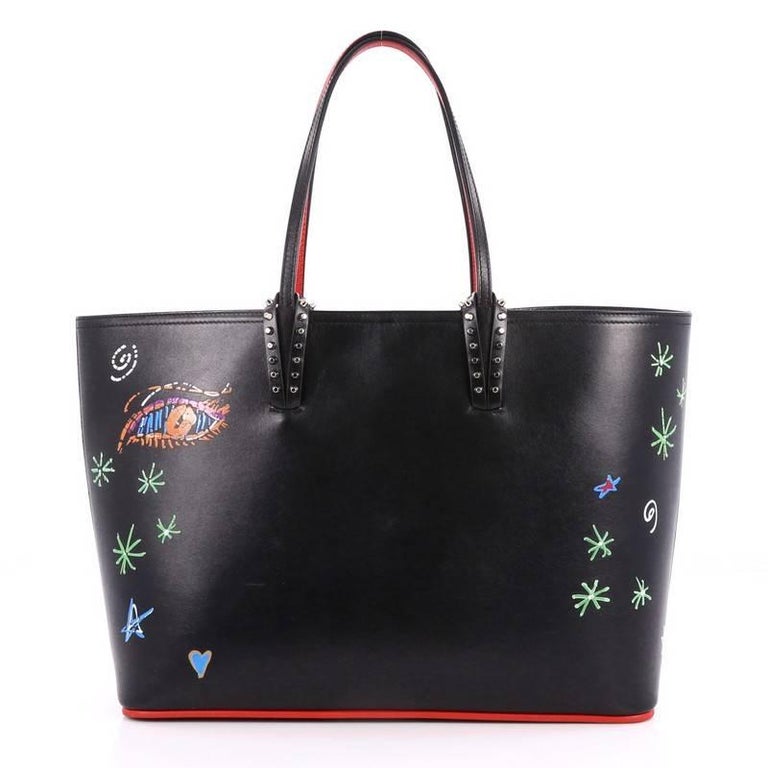 Christian Louboutin Cabata East West Tote Printed Leather Large at ...