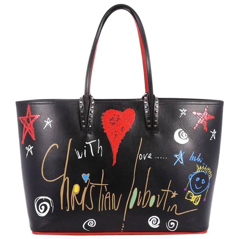 Christian Louboutin Cabata East West Tote en cuir imprimé Large