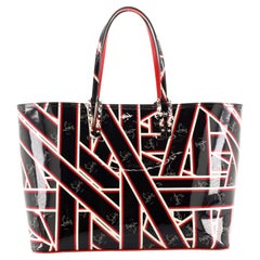 Christian Louboutin Cabata East West Tote Printed Patent Large