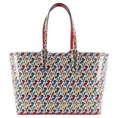 Christian Louboutin Cabata East West Tote Printed Patent Small