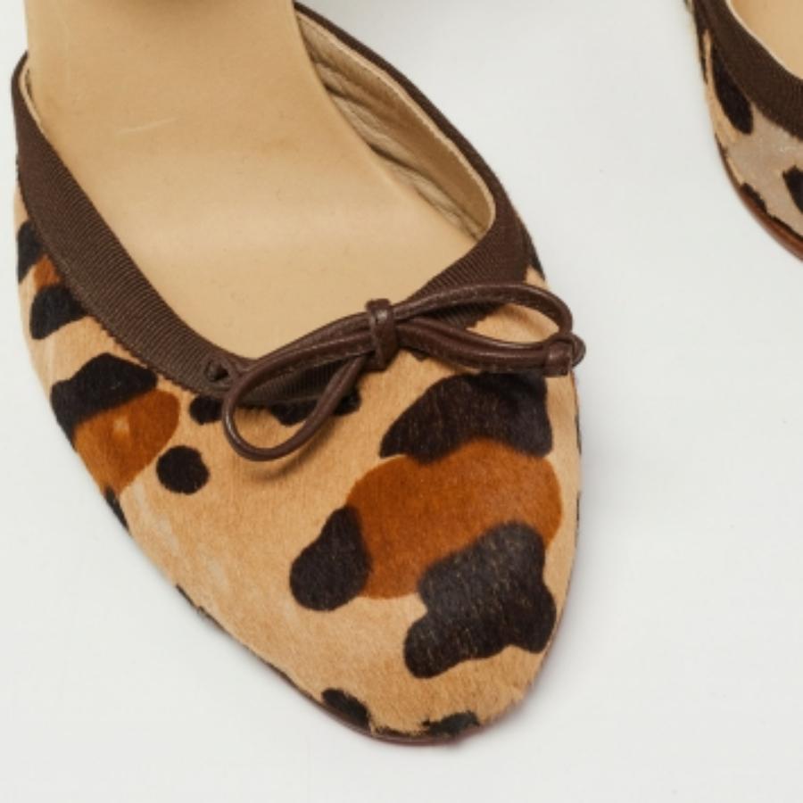 Donna Christian Louboutin, con zeppa in pelle di vitello, con cravatta alla caviglia, taglia 41 in vendita