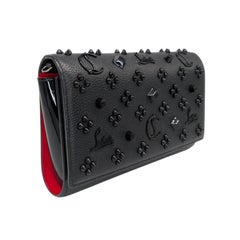 Christian Louboutin, pochette-portafoglio "Loubinthesky Paloma Chain" in pelle di vitello