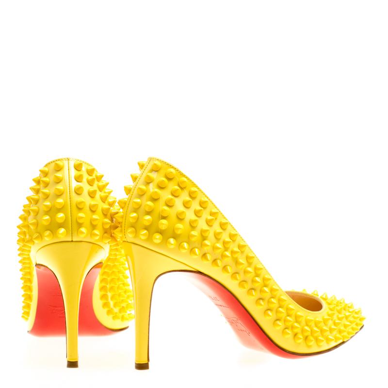 Canary yellow heels clearance