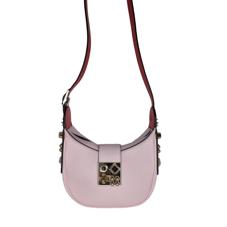 Christian Louboutin Carasky Empire Calfskin Leather clutch shoulder Crossbody Bag 🇵🇭P37,600🇵🇭