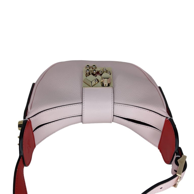 Christian Louboutin Carasky Mini Spike Stud Leather Shoulder Bag