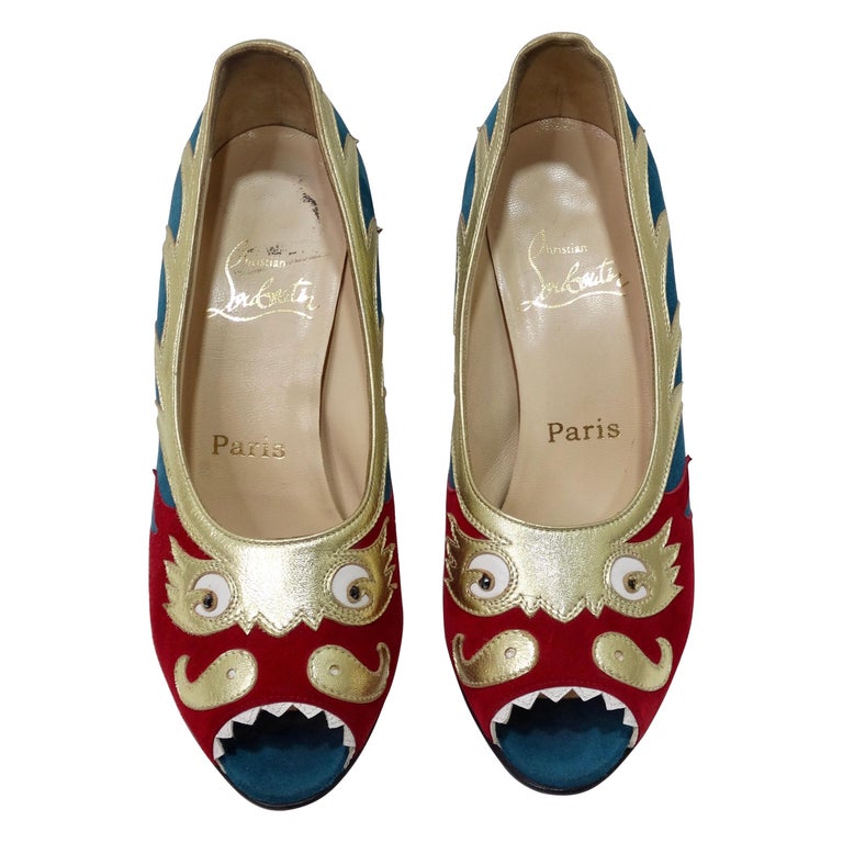 Christian Louboutin Chinese Dragon Heels For Sale at 1stDibs