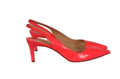 Christian Louboutin Clare Sling 80 US7.5 EU37.5 Pink Pumps Slingback Red Bottom
