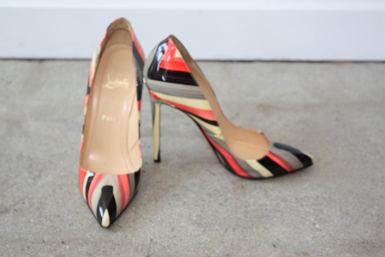 colorful christian louboutin shoes