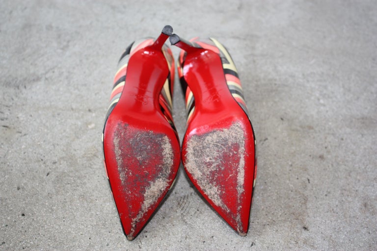 colorful christian louboutin shoes