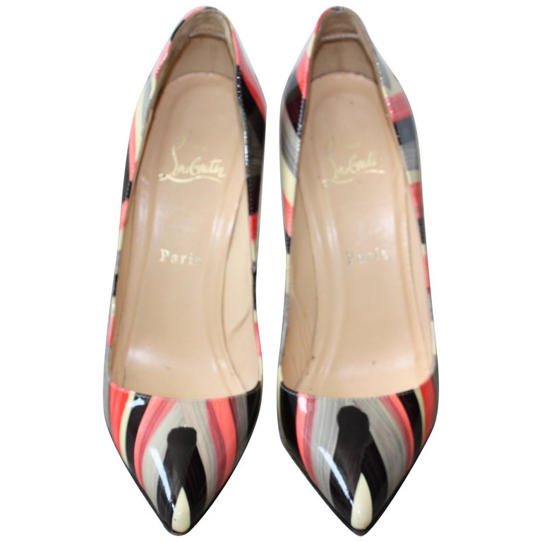 louboutin heels colorful