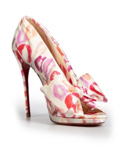 Christian Louboutin Cosmopump Lip Print Heels Size IT 35.5