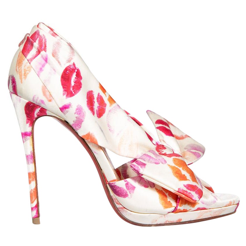 Christian Louboutin Cosmopump Lip Print Heels Size IT 35.5