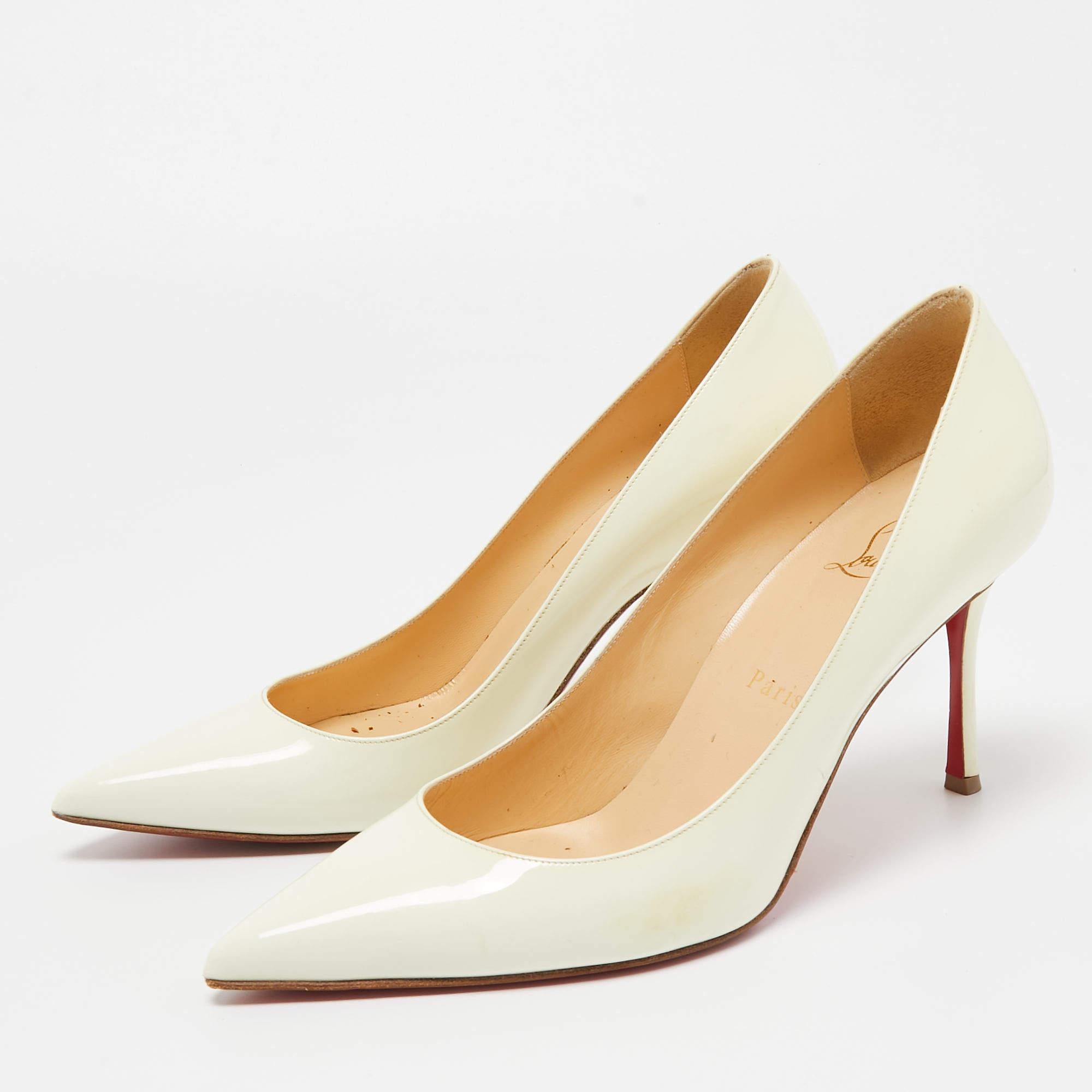 Cream louboutins 2025